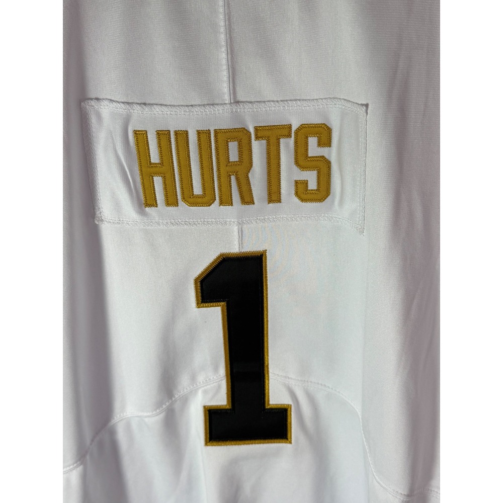 Nike Jalen Hurts Philadelphia Eagles Jersey White Gold Stitched XXL NFL